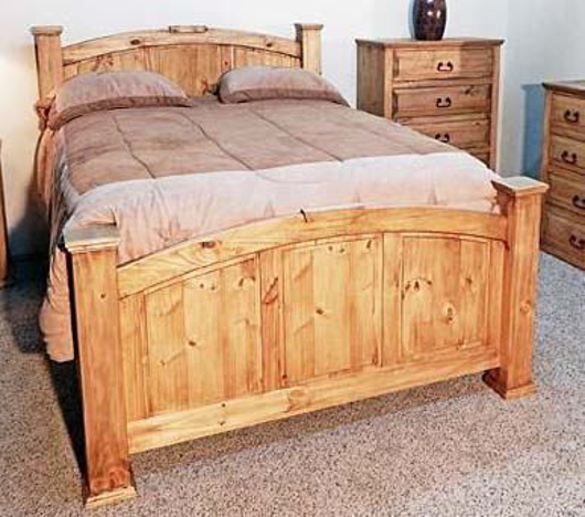 Picture of RUSTIC FULL ECONO MANSION BED - MD711