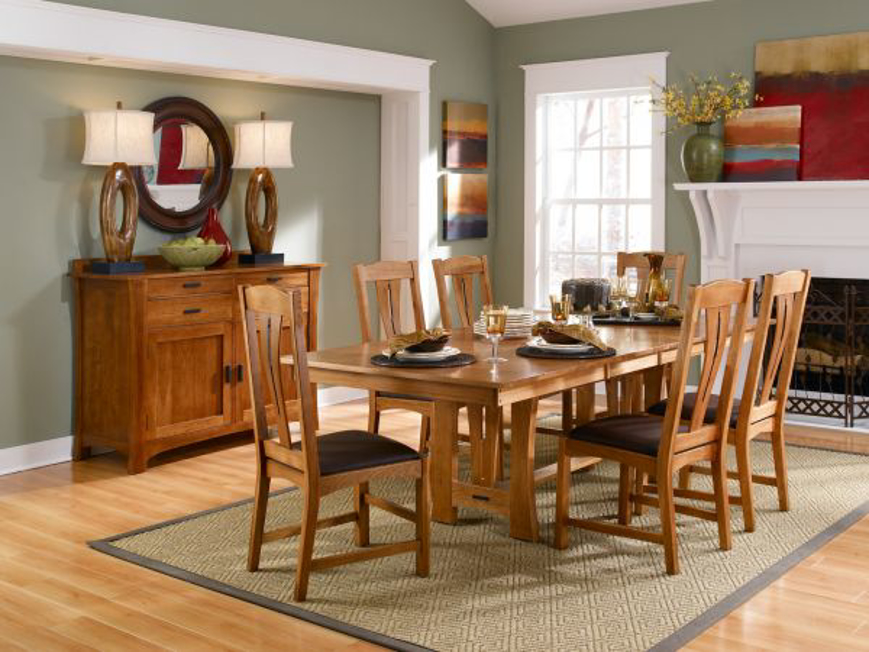 Picture of CAT 42X60 TRESTLE DINING TABLE