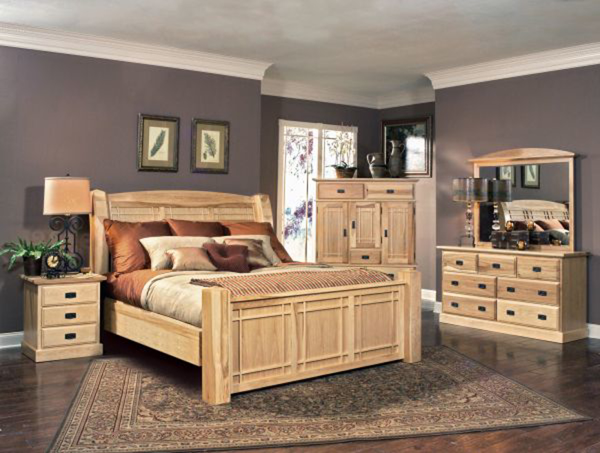 Picture of AMISH HIGH. QN ARCH PANEL BED