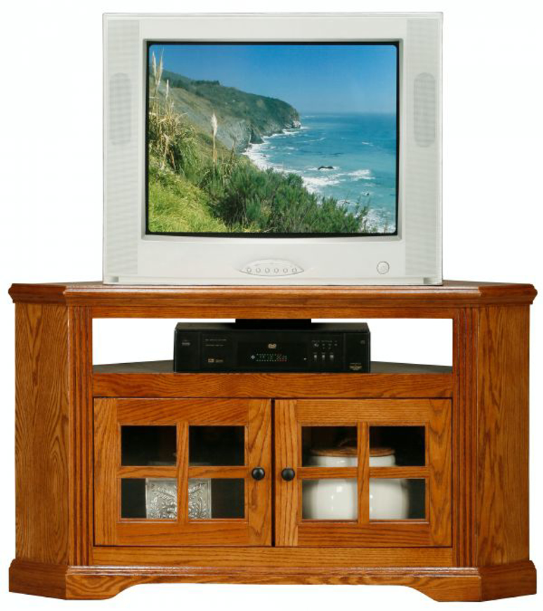 Picture of Oak Corner TV Stand
