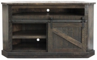 Picture of Rustic Bower Corner TV Cart
