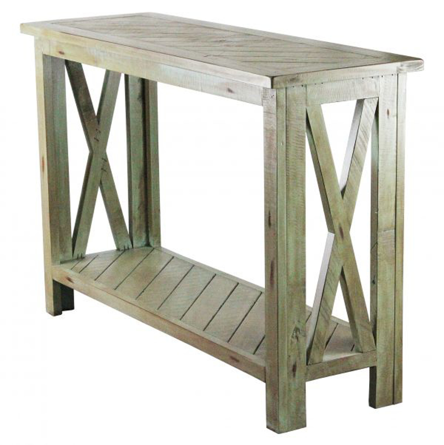 Picture of Rustic Crossboard Sofa Table