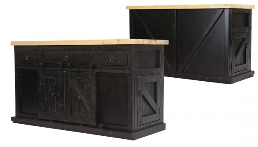 Picture of Rustic Pastoral Kitchen Island