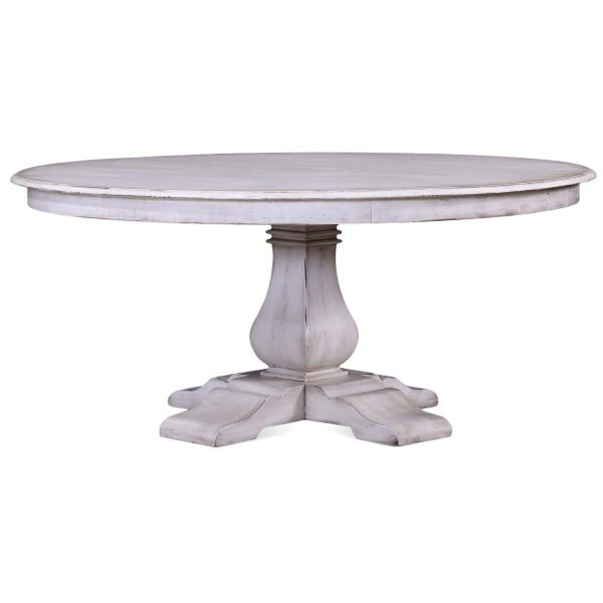 Picture of Trestle Round Dining Table 72