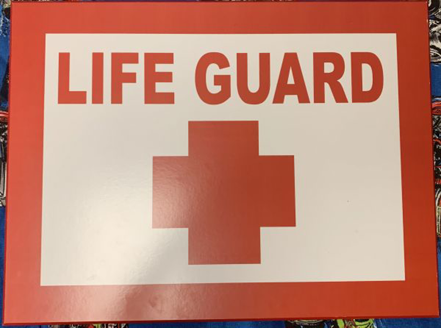 Picture of Life Guard 24 x 18