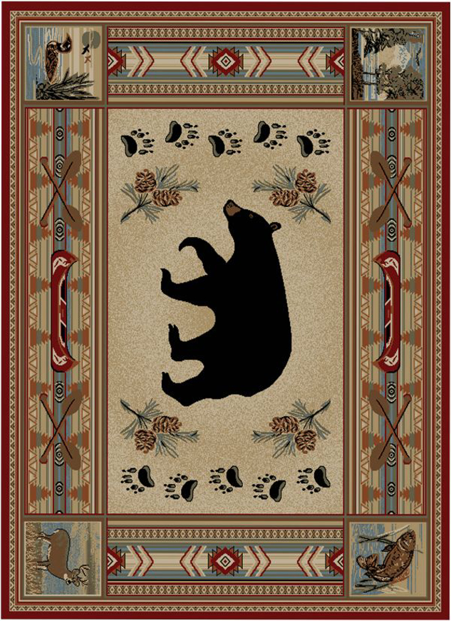 Picture of HS4882 2X3 - Hearthside - Woodlands Bear