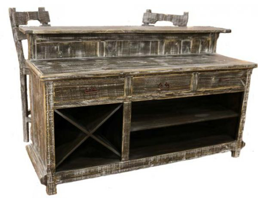 Picture of RUSTIC BARNWOOD BAR - MD1063