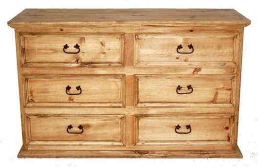 Picture of RUSTIC PROMO 6 DRAWER DRESSER - MD1090