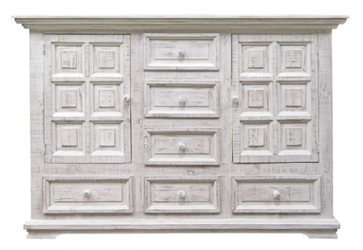 Picture of RUSTIC COLISEO DRESSER WHITE - MD389