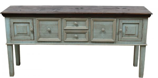 Picture of RUSTIC TIFFANY BLUE SAVANNAH BASE - MD464