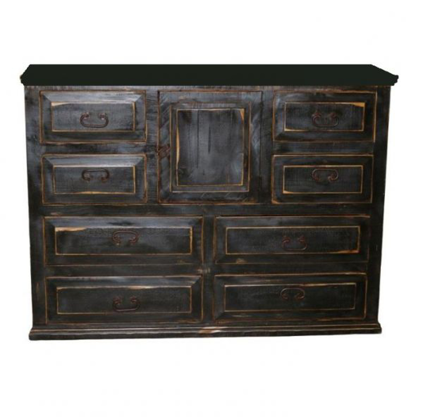 Picture of RUSTIC STONE BROWN DRESSER - MD726