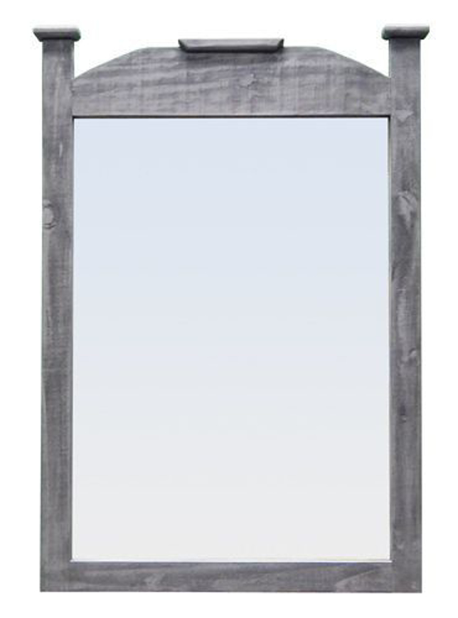 Picture of RUSTIC CHARCOAL GRAY ECONO MIRROR - MD783