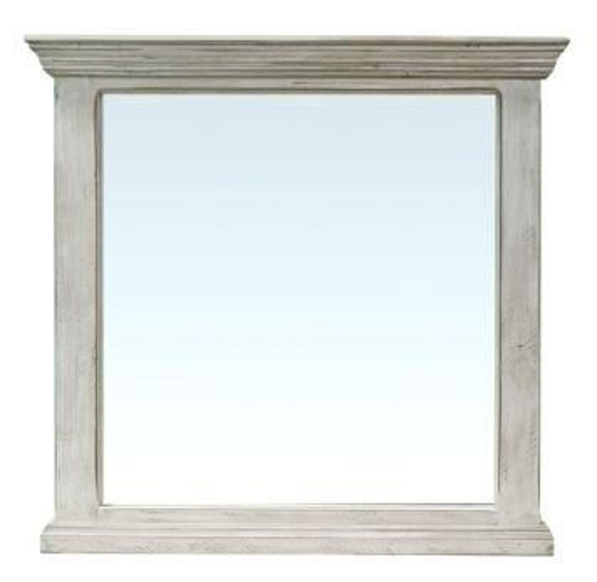Picture of RUSTIC COLISEO WHITE SMALL MIRROR - MD859