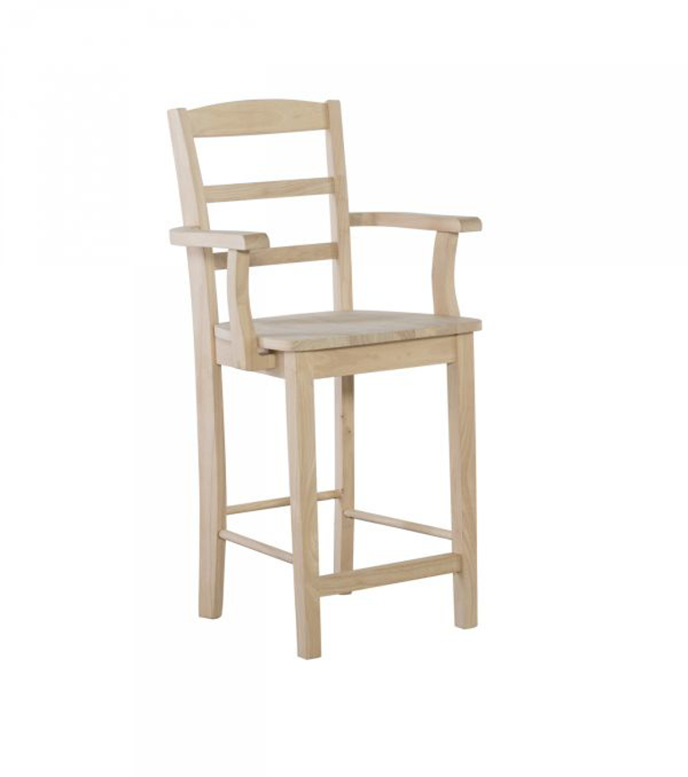 Picture of 24" Madrid Stool w/ Arms
