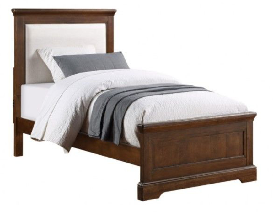 Picture of UPHOLSTERED PANEL TWIN BED
