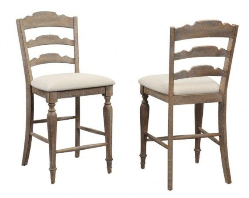 Picture of LADDERBACK BARSTOOL W/CUSHION