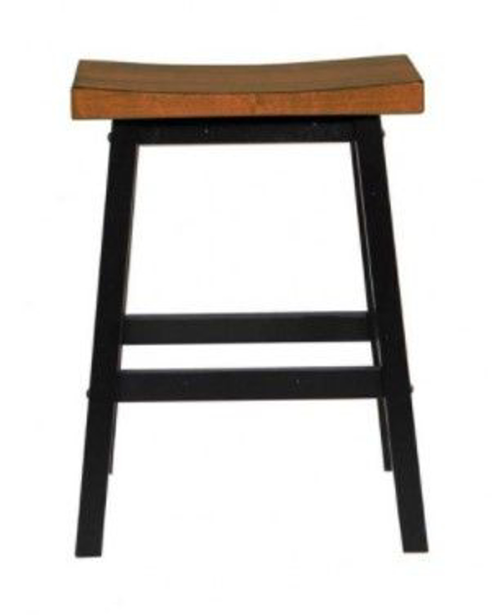 Picture of 24 in H SADDLE BARSTOOL