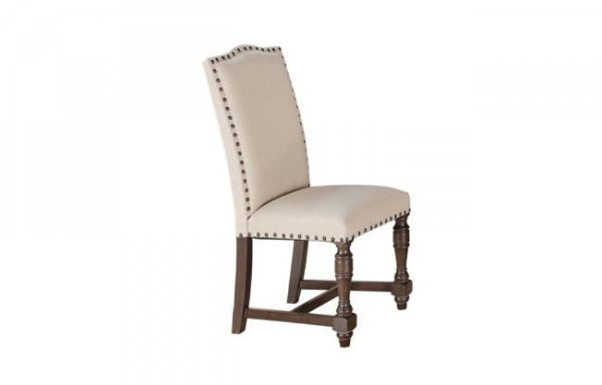 Picture of XCALIBUR ESPRESSO UPHOLSTERED SIDE CHAIR