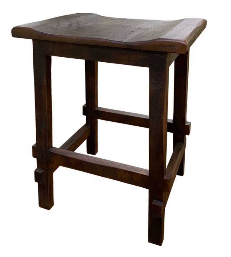 Picture of RUSTIC COUNTER STOOL - WO14