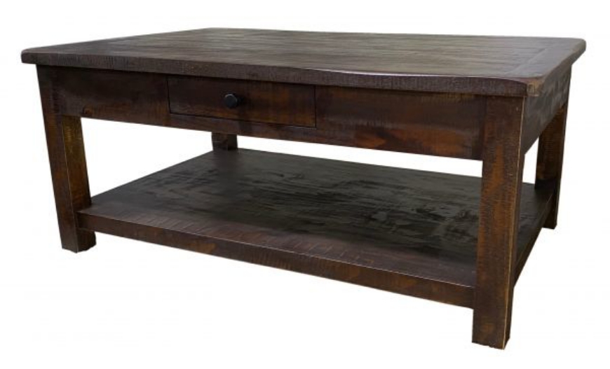 Picture of RUSTIC COFFEE TABLE ROASTED COFFEE - WO43
