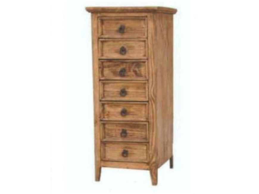 Picture of RUSTIC 7 DRAWER LINGERIE CHEST - MD721