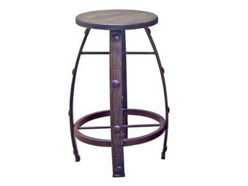 Picture of RUSTIC RECLAIM HEAVY METAL BARSTOOL - MD1065