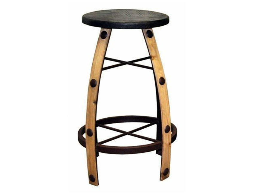 Picture of RUSTIC RECLAIM ROUND BARSTOOL - MD617