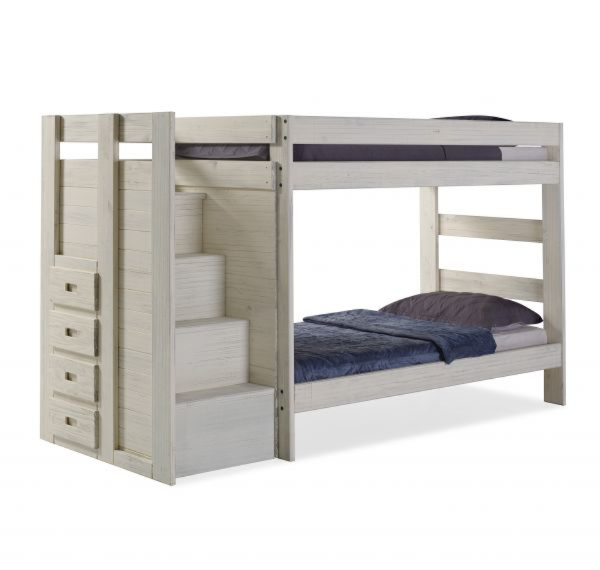 Picture of Twin/Twin Staircase Bunk Bed