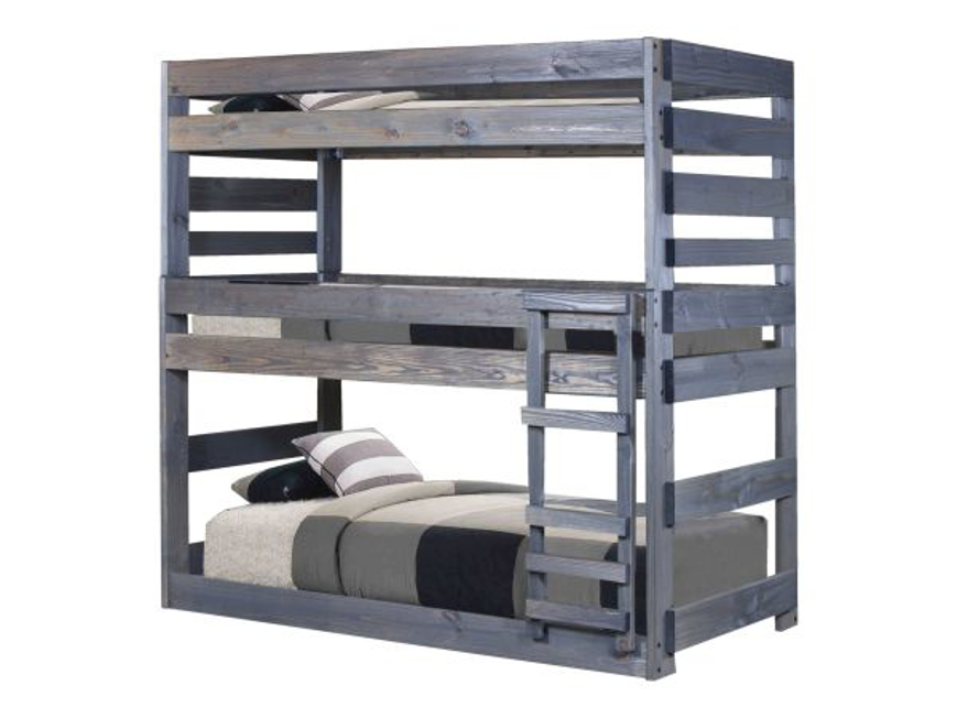 Picture of Twin/Twin/Twin Stackable Triple Bunk Bed