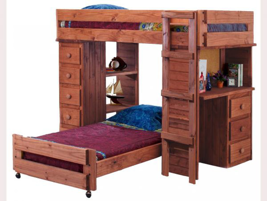 Picture of Twin/Twin Student Loft Bed