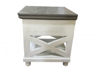 Picture of RUSTIC JET COLORADO END TABLE - TE129