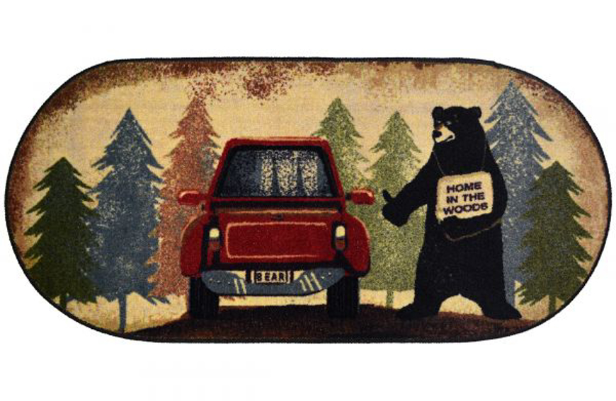 Picture of CC10452 20X44 - Cozy Cabin - Hitchhiking Bear