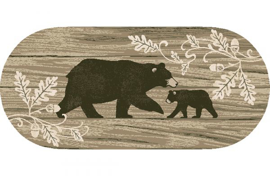 Picture of CC10512 20X44 - Cozy Cabin - Foliage Bear