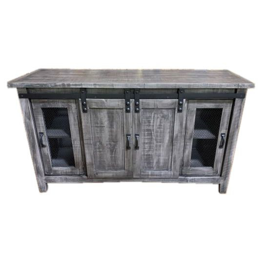 Picture of RUSTIC ENTERTAINMENT CONSOLE GUISEPPI GRAY - WO72