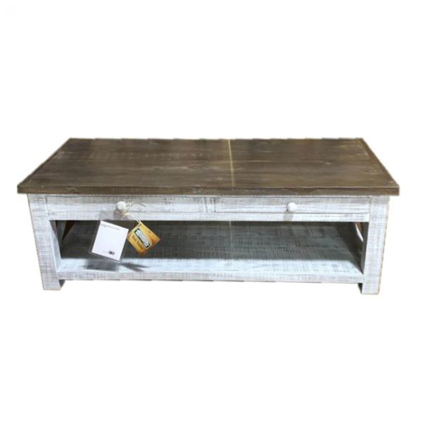 Picture of RUSTIC FARMHOUSE X BRACE COCKTAIL TABLE - MD995