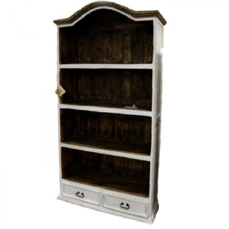 Picture of RUSTIC BOOKCASE WITH 2 DRAWERS - MD960