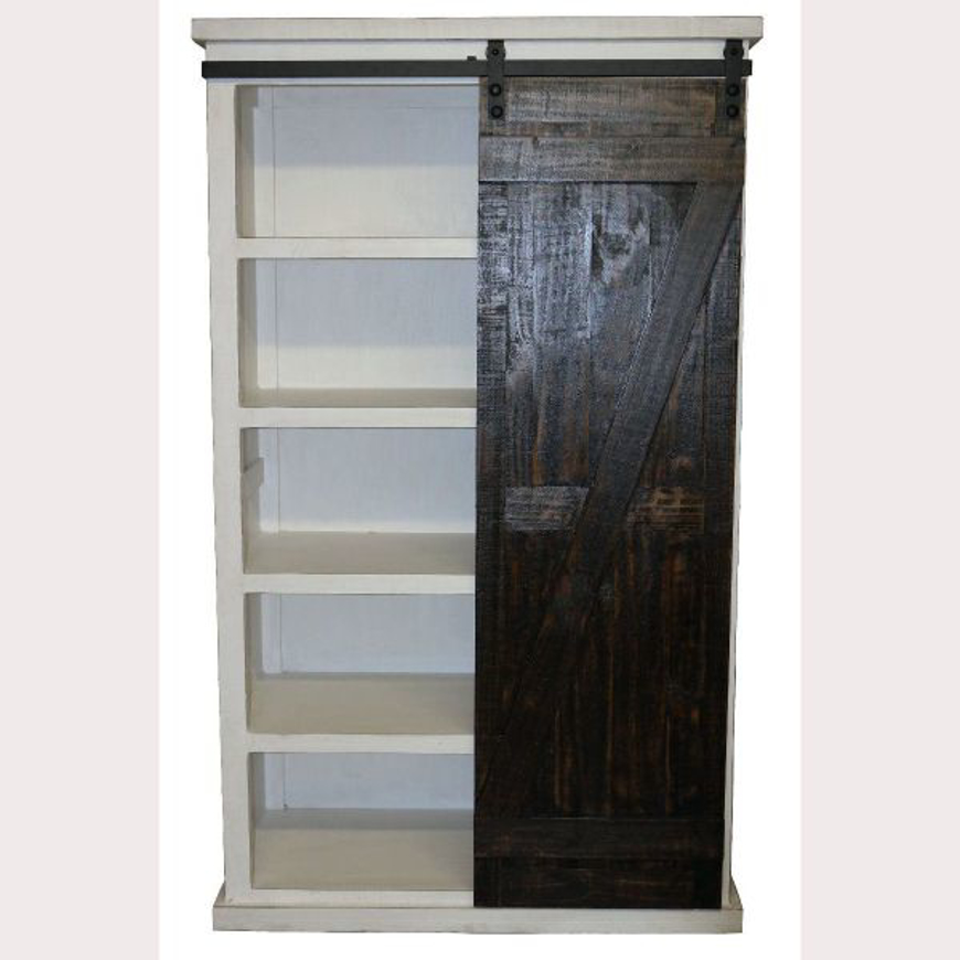 Picture of RUSTIC BARNDOOR BOOKCASE - MD499