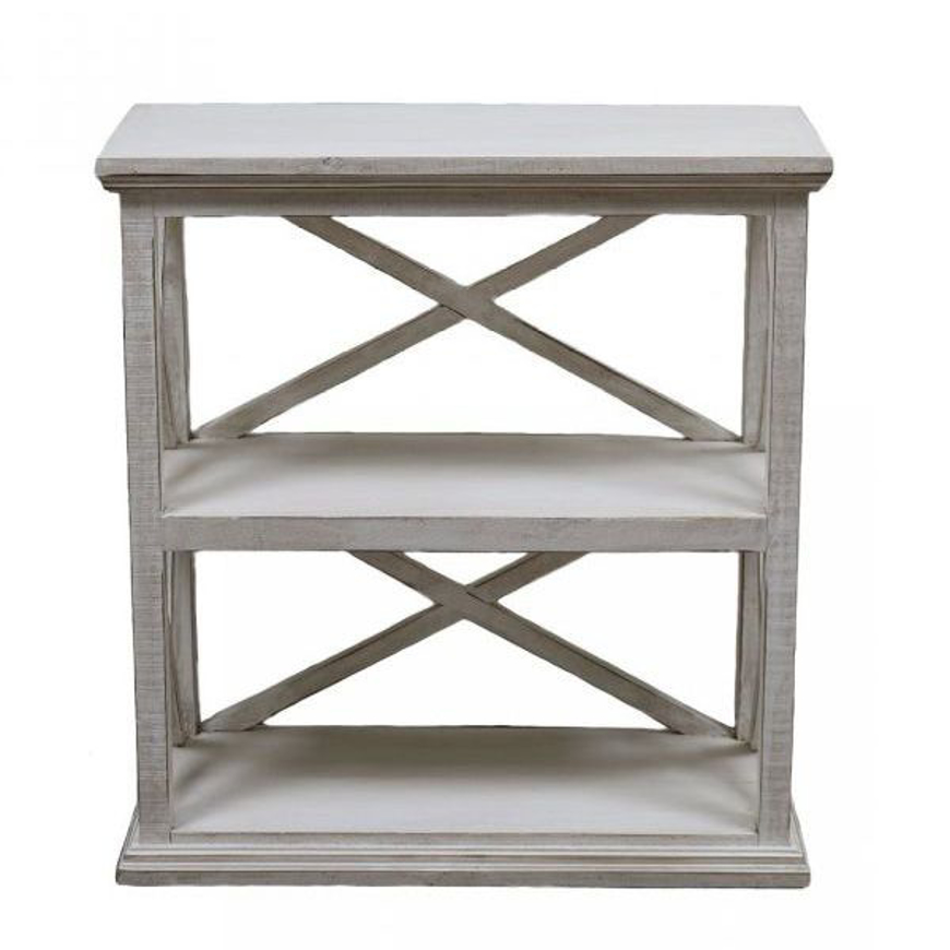 Picture of RUSTIC X BRACE SHORT BOOKCASE - MD956