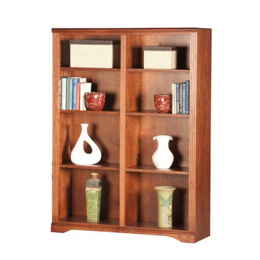 Picture of Oak Double Wide 60" Bookcase