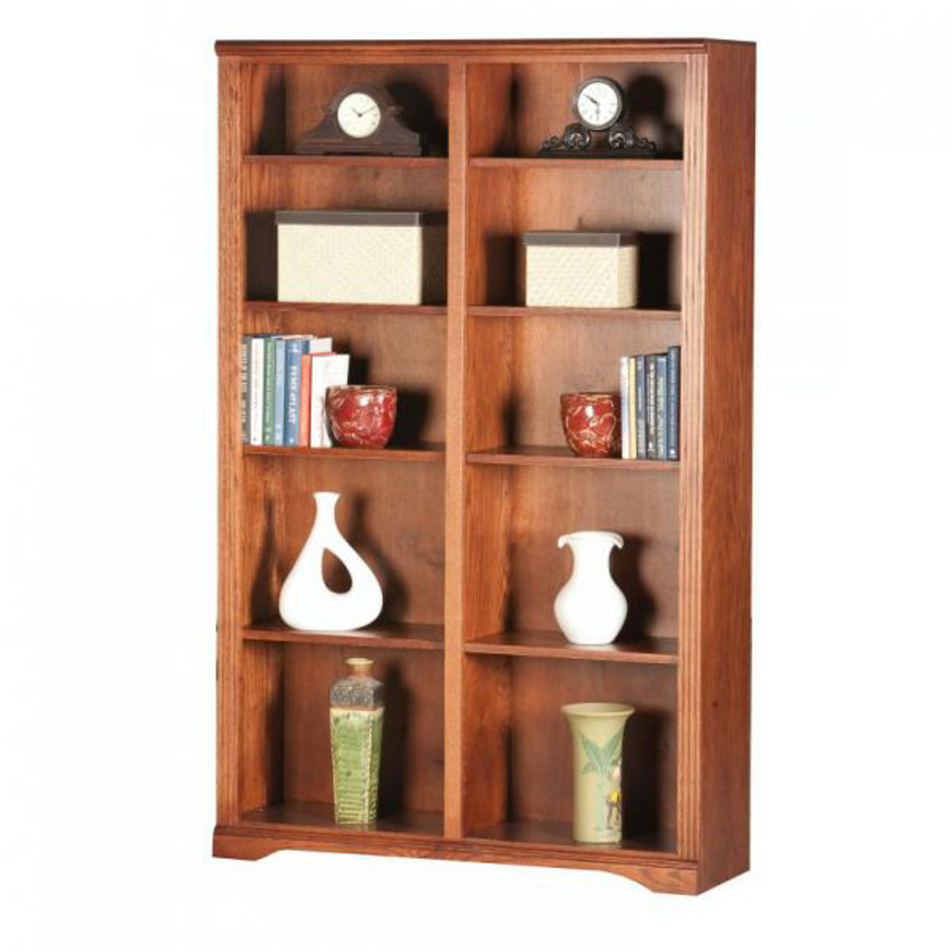Picture of Oak Double Wide 72" Bookcase