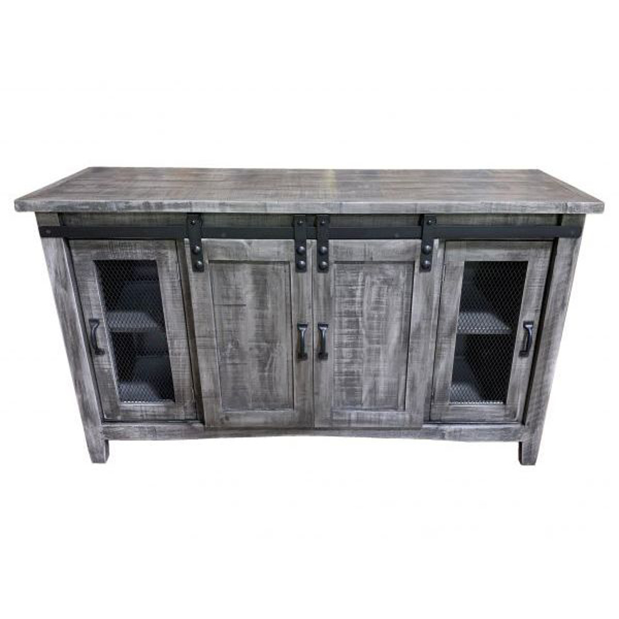 Picture of RUSTIC ENTERTAINMENT CONSOLE GUISEPPI GRAY - WO71