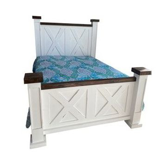 Picture of RUSTIC QUEEN CRATE X BED MO - TE203