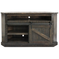 Picture of Rustic Bower Corner TV Cart