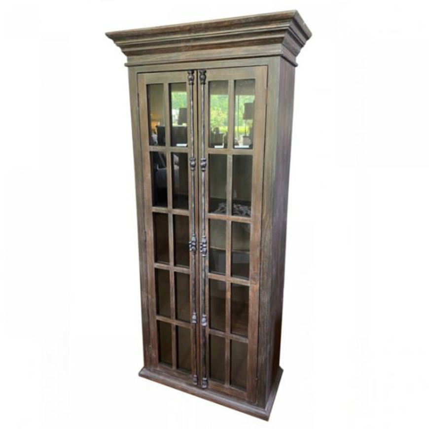 Picture of RUSTIC BOOKCASE CABINET - WO171