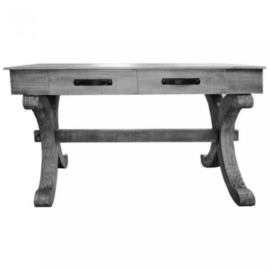 Picture of RUSTIC CHARCOAL WRITING DESK - MD575