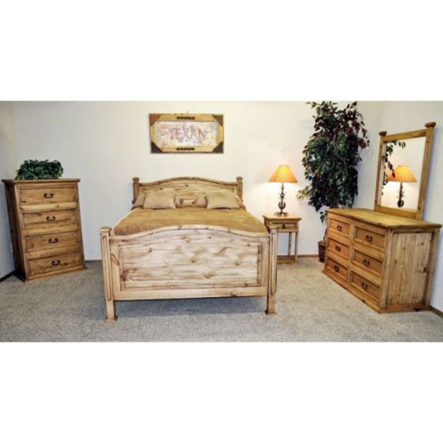 Picture of RUSTIC FULL BUDGET BEDROOM SET - MD1380