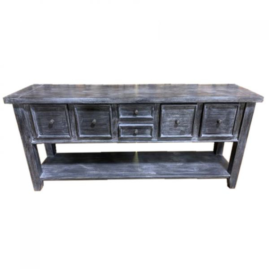 Picture of RUSTIC SOFA TABLE/ENTERTAINMENT CONSOLE - TE232