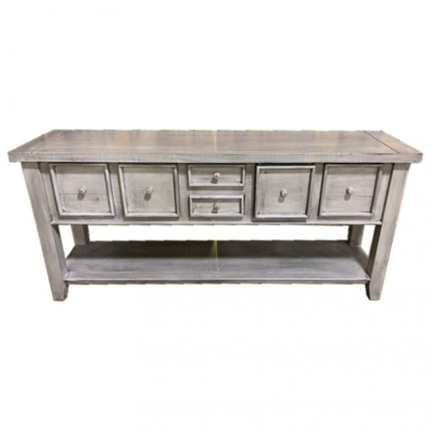 Picture of RUSTIC SOFA TABLE/ENTERTAINMENT CONSOLE - TE233
