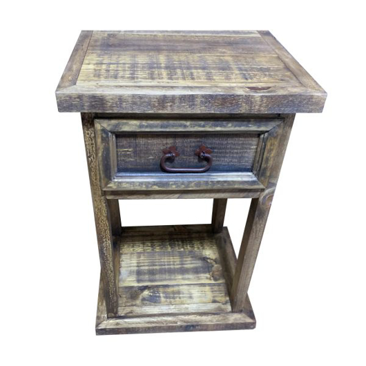 Picture of RUSTIC HONEY ROUGH PROMO NIGHTSTAND - TE180
