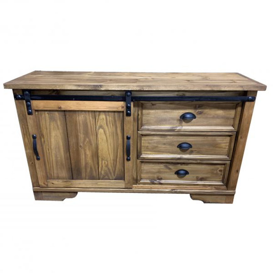 Picture of RUSTIC 6 DRAWER DRESSER - TE246